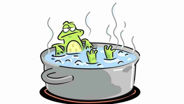The &quot;frog in boiling water&quot; or the Dunning-Kruger effect?