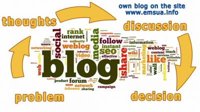 A personal blog is an opportunity to declare yourself to the whole world